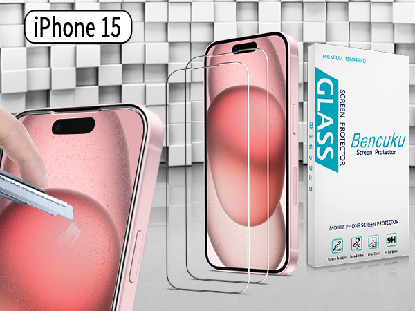 iphone 15 glass screen protector