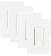 BN-LINK Smart Light Switch with Timer Function, Single Pole, 2.4GHz Wi-Fi in-Wall Switch, Neutral...
