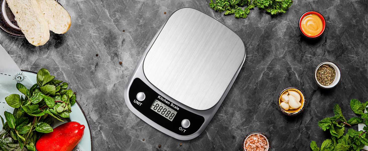 Food kitchen scales are suitable for a wide range of objects