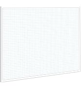 Engineering Graph Paper Pads, 11x17 Quadrille 25 Sheets/50 Pages Grid Paper for Drafting, Enginee...