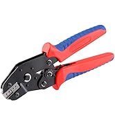 HKS SN-2054 Open Barrel Micro Pin Connectors Crimping Tool 0.08-0.5mm² 28-20AWG, O Shape Crimp fo...