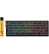 ATTACK SHARK X68PRO HE 60% Wireless Rapid Trigger Gaming Keyboard with Adjustable Actuation,8K Po...