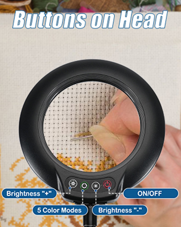 magnifying desk lamp