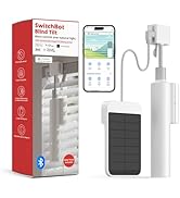 SwitchBot Blind Tilt Motorized Blinds - Smart Electric Blinds with Bluetooth Remote Control, Sola...