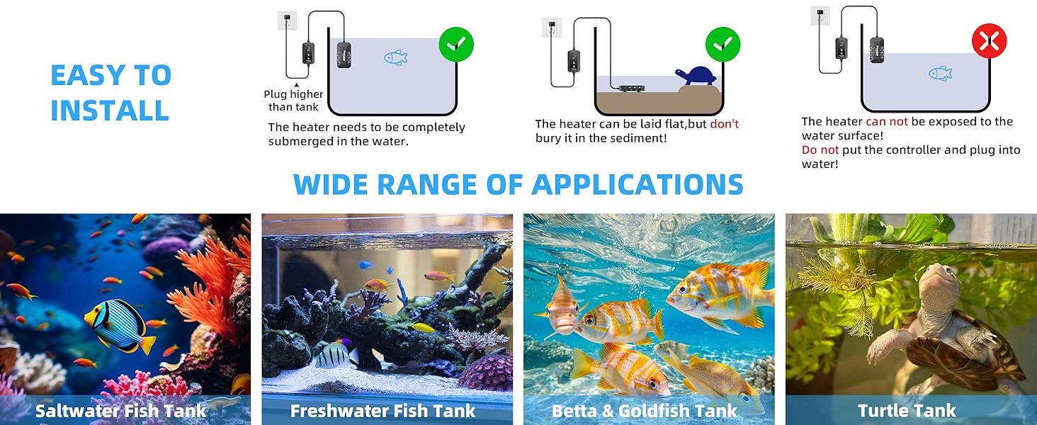 turtle tank heater fish tank heater aquarium heater fish tank heater 10 gallon