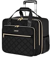 Ytonet Rolling Laptop Bag Women, Rolling Briefcase for Women, 17.3 Inch Laptop Bag with Wheels Ro...