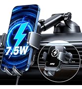 HTU 2026 Upgraded Smart Car Phone Holder Wireless Charger, 7.5W-15W Wireless Charger for Magsafe ...