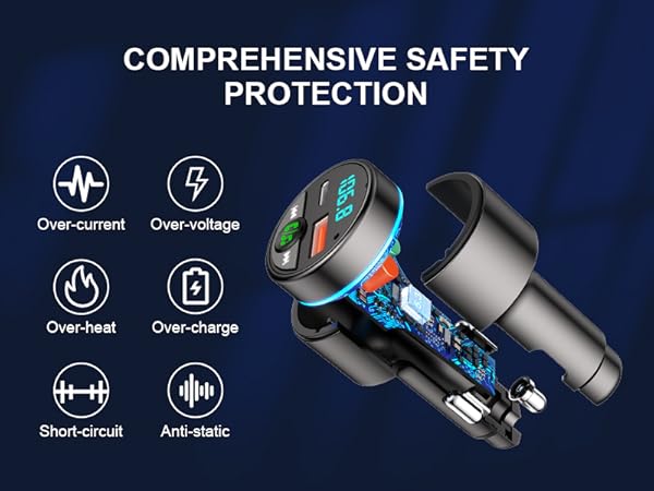 fm bluetooth transmitter car