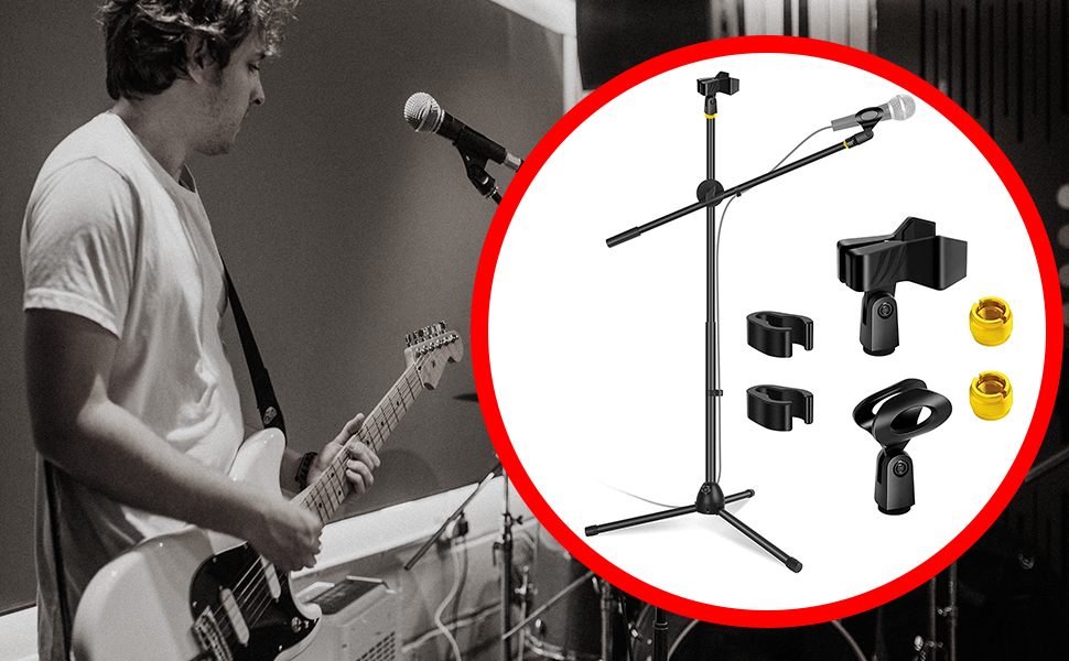 mike stands,mic boom,microphone boom,mic boom stand,magnetic mic holder,microphone stand boom