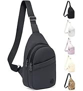 MAXTOP Crossbody Bags for Women Men Lightweight Sling Chest Bag Fanny Packs for Travel Casual Out...