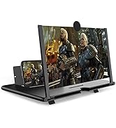 Smartphone Screen Magnifier Stand 14 Inch 3D Foldable Amplifier for Cell Phone with Adjustable Angle