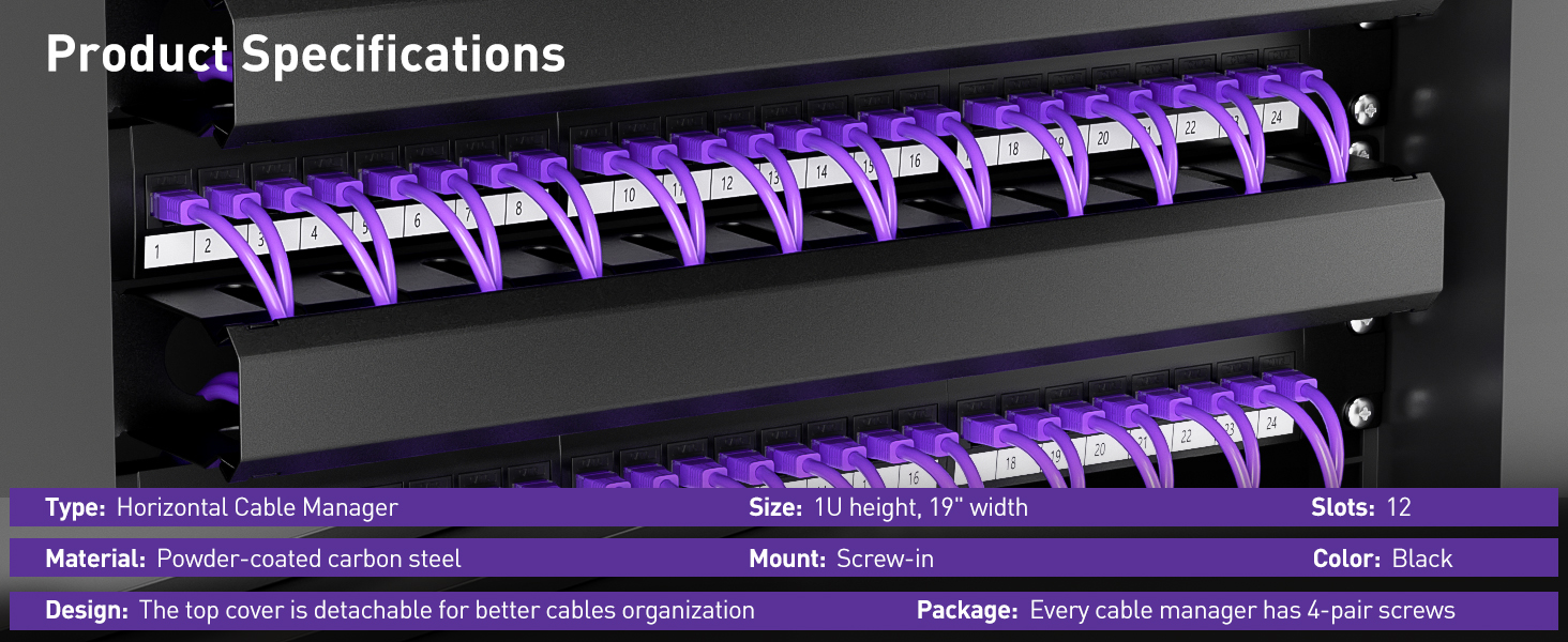 RACK CABLE MANAGEMENT