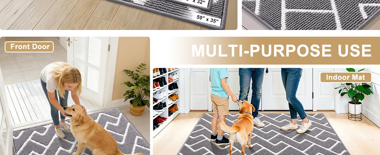 front and back door mat