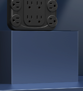 DEPOW Surge Protector Power Strip, 6.5FT Long Flat Plug Extension Cord with 22 AC Outlets (1875W/...