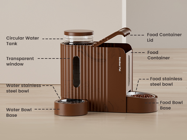 cat food gravity feeder