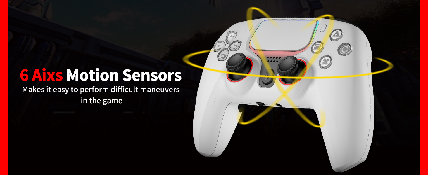 Equipped with a six axis gyroscope, suitable for various games
