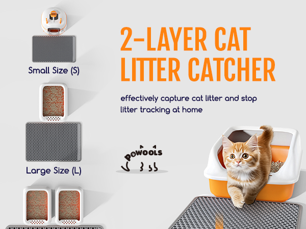 cat litter mat