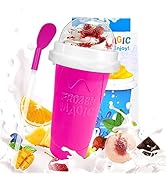 Slushy Maker Cup, DIY Magic Slushy Maker Squeeze Cup, Portable Smoothie Squeeze Cup for Juices, M...