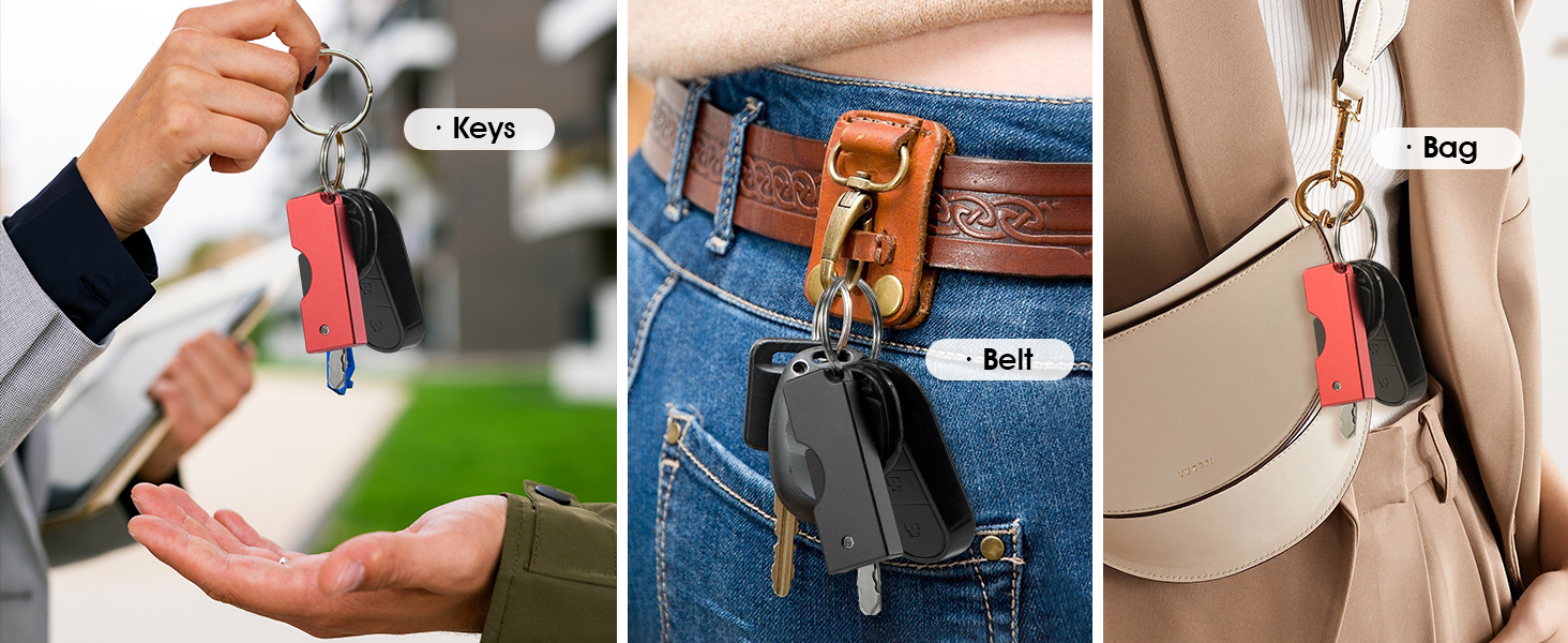 Easy to carry out with keychain holder