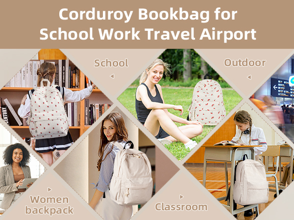 Corduroy Bookbag