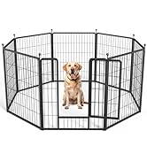 YSSOA Dog Playpen Indoor, Puppy Playpen Indoor Outdoor for Yard, Camping, RV, 32