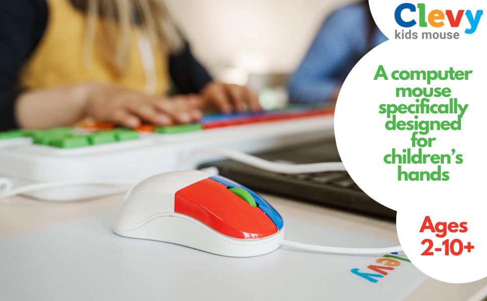 kids mouse ergonomic for laptop cute computer school kid wired friendly clevy keyboard children 
