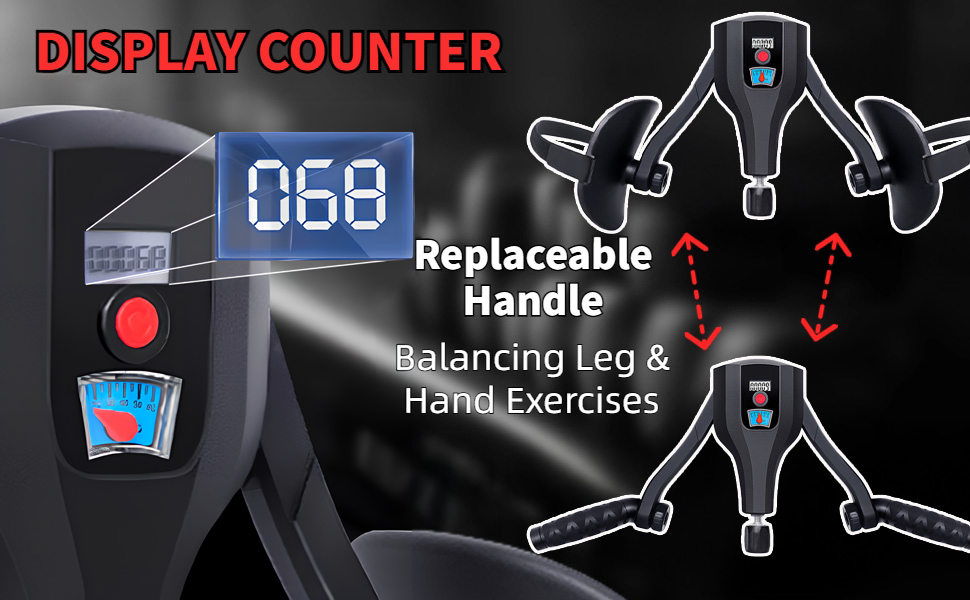Smart counter tracks every rep in real time, helping you stay motivated and monitor progress