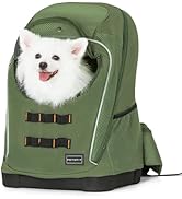Petsfit Pet Dog Carrier Backpack with Upgraded Weight Reduction Design, Cat Dog Backpack with Lar...