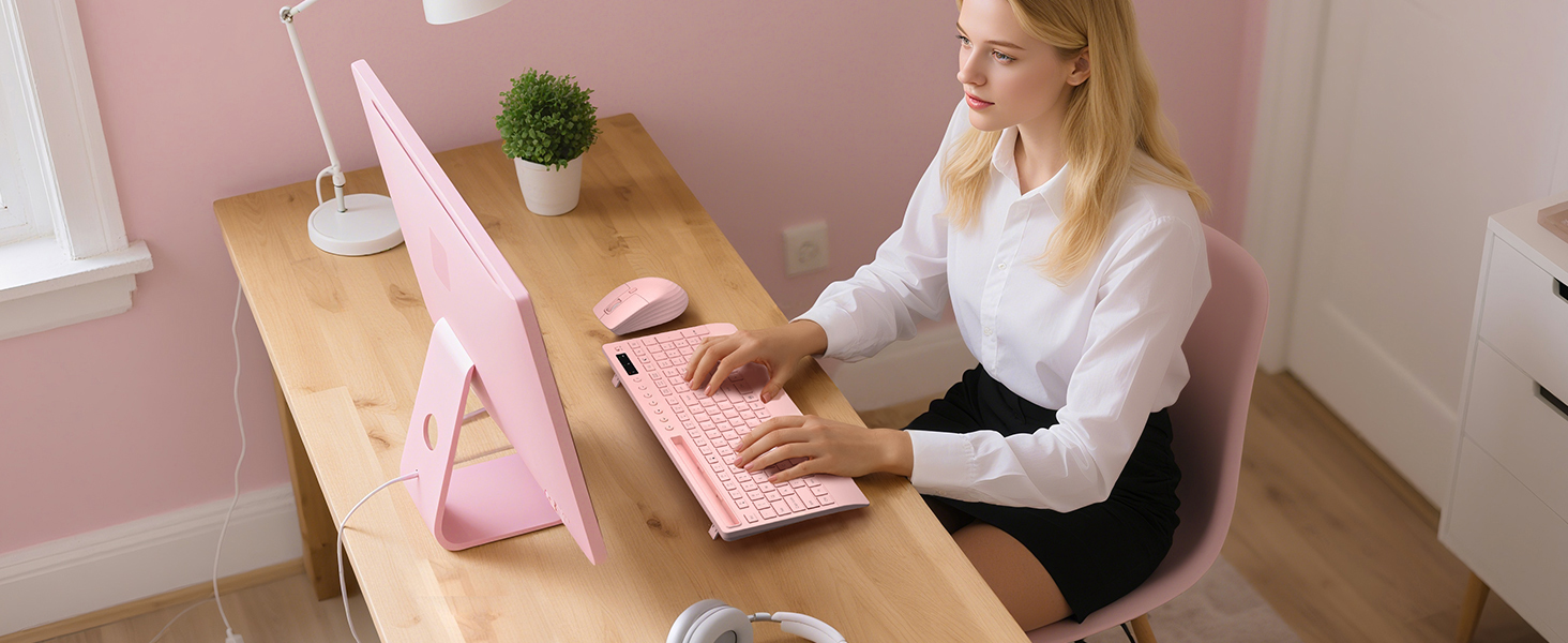 Wireless keyboard and mouse