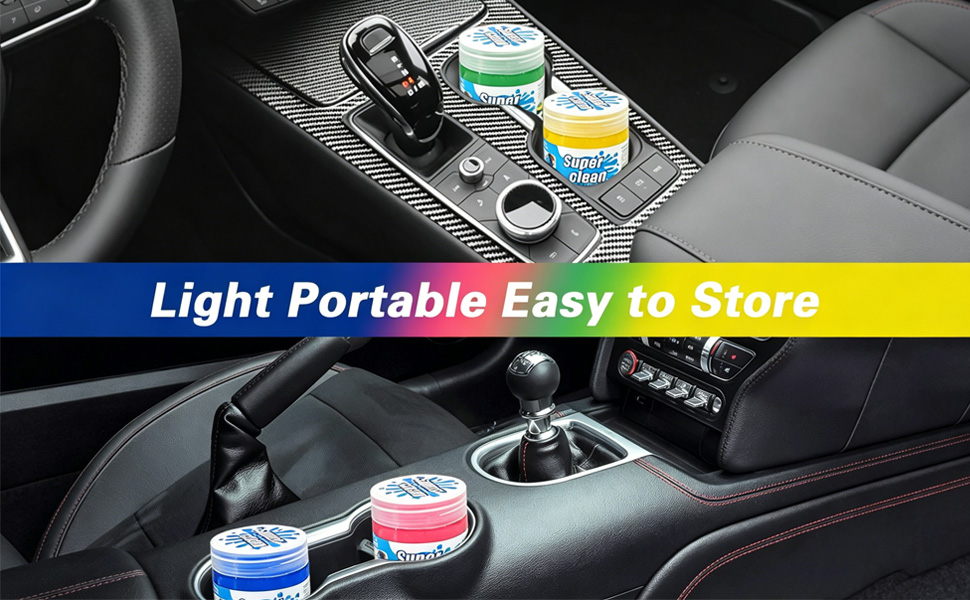 4-Pack Car Cleaning Gel, 5.6 oz Each, Universal Auto Cleaning Putty Slime