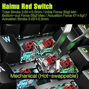 Mechanical Keyboard with Stream Controller Deck Macro Pad Keys Gaming Streaming Shortcut Keypad