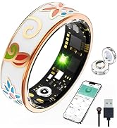 Chendssfkd Advanced Smart Ring for Women and Men - IP68 Waterproof Health Tracker Ring with Heart...