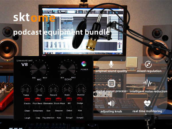podcast microphone bundle