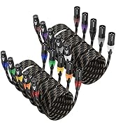 XLR Cables 6ft 10 Pack