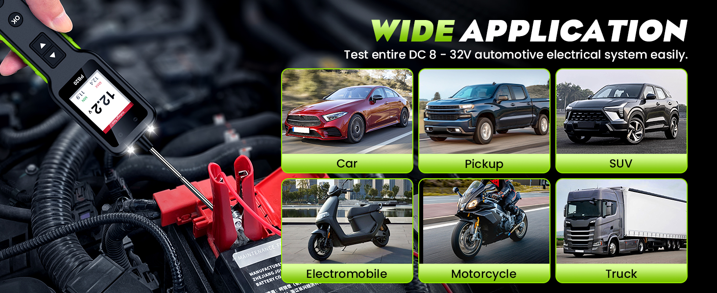  0-80 V Voltage Tester Wide Application