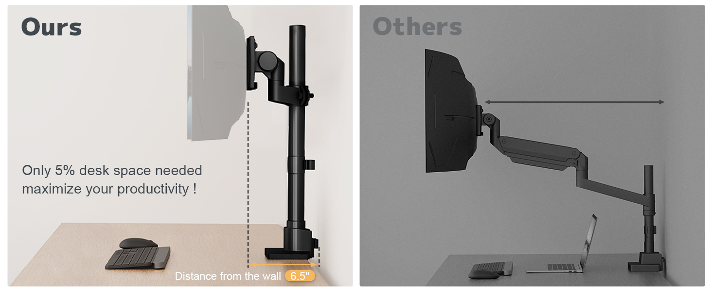 57 inch monitor arm