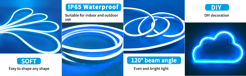 32.8Ft Led neon strip light particulars