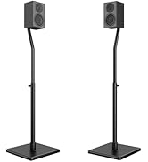USX MOUNT Universal Speaker Stands, Height Adjustable Extend 30.0" to 39.1" for Satellite Speaker...