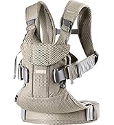 BABYBJÖRN New Baby Carrier One Air 2019 Edition, Mesh, Greige