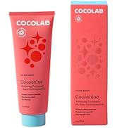 COCOLAB Cocoshine Whitening Toothpaste, Lychee Breeze Flavor, Dentist-Designed Oral Care with nHA...