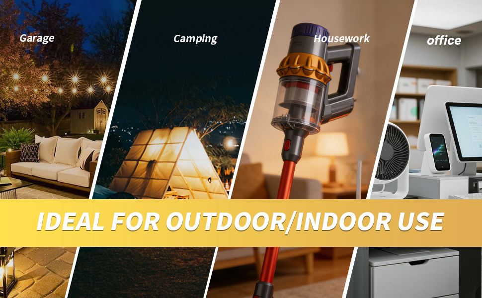 outdoor extension cord 3 outlet