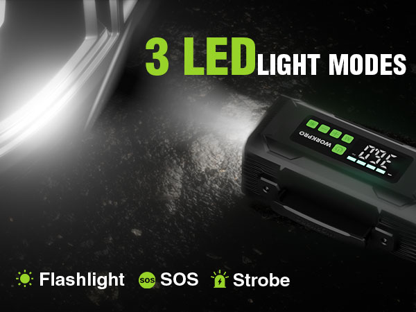 WORKPRO 12V Portable Air Inflator 