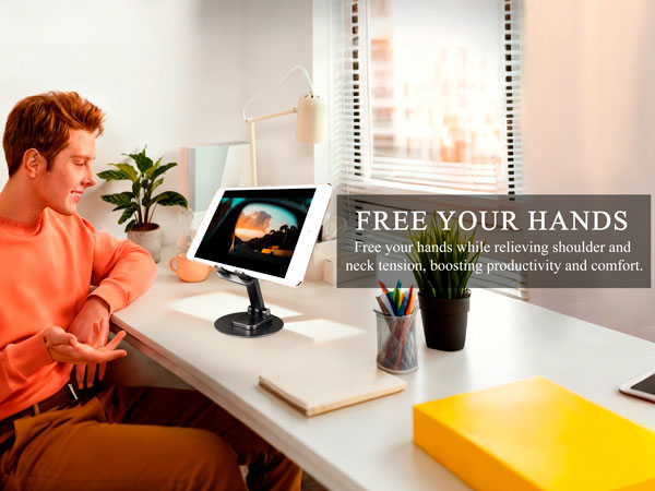 Laptop Stand for Desk, Laptop Riser with Active Cooling Fan