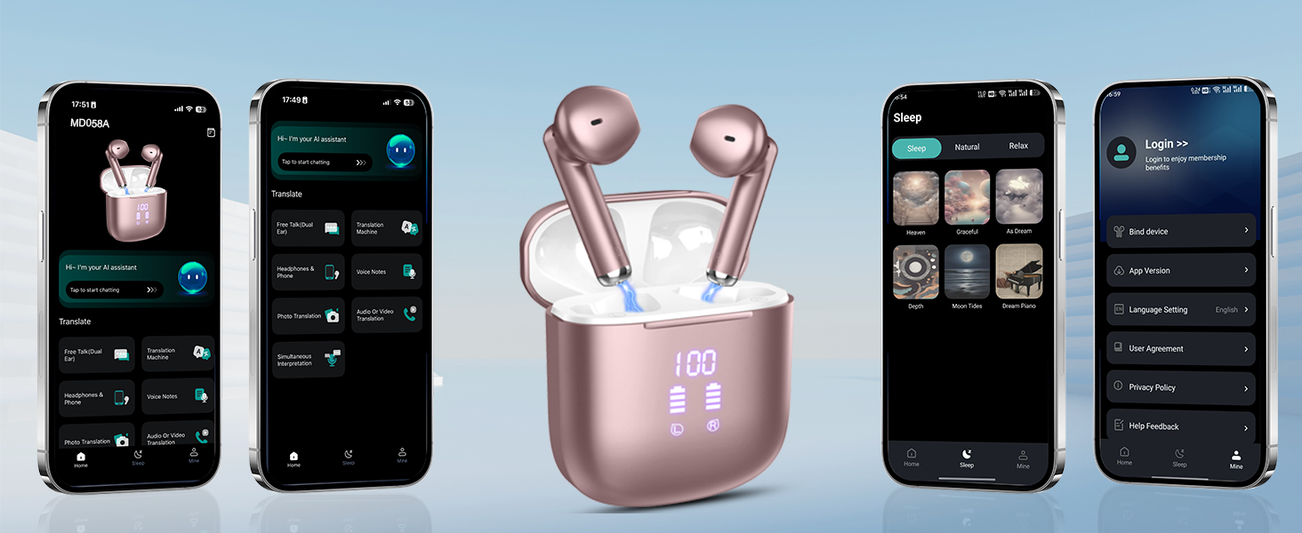  AI Translation Earbuds Real Time