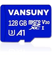 Vansuny Micro SD Card 128GB microSDXC Memory Card with SD Adapter A1 App Performance V30 4K Video...