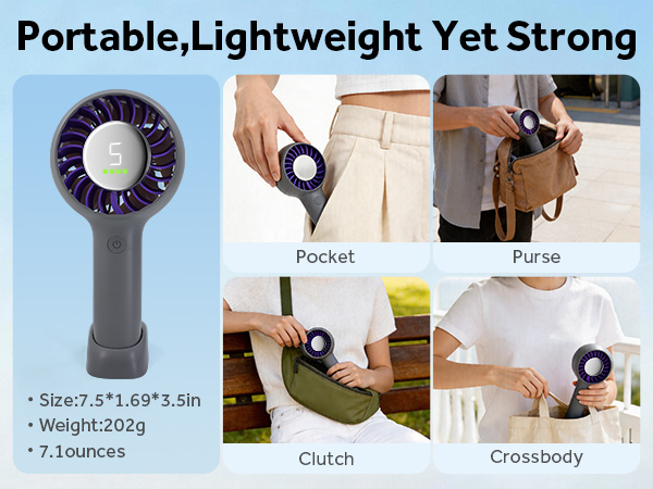 portable fan handheld