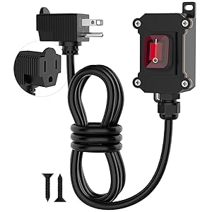 Inline Cord Switch with 4ft 18AWG