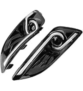 for ford Fiesta Fog Lights-Daytime Running Light, 1 Pair Car Daytime Running Light Turn Signal 2-...