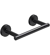 Cobbe Toiler Paper Holder Wall Mount, Matte Black Toiler Paper Holder, Double Post Pivoting Toile...