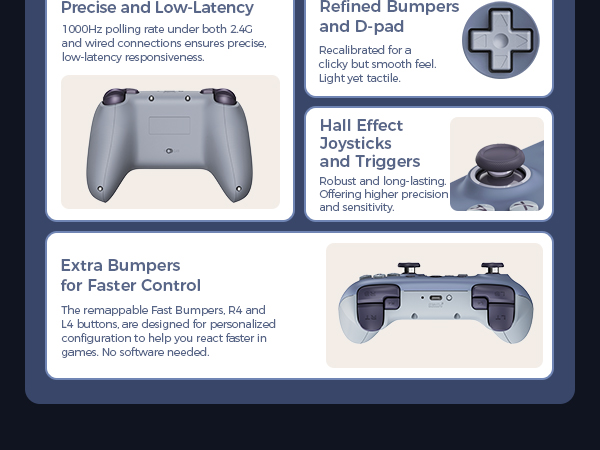 8Bitdo Ultimate 2C Wireless 2.4G Controller for Windows PC and Android
